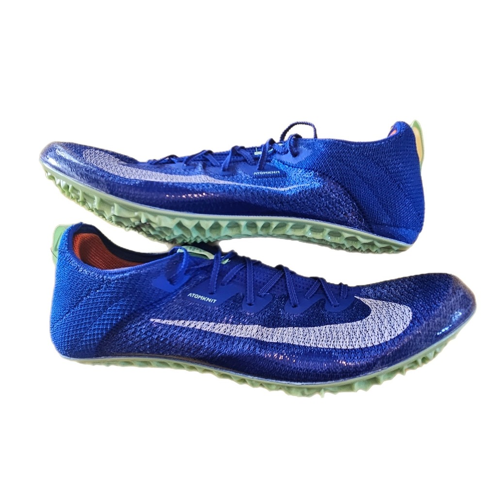 Nike Zoom Superfly Elite 2 Racer Blue Lime Blast Spikes Men's Size 14 CD4382-400